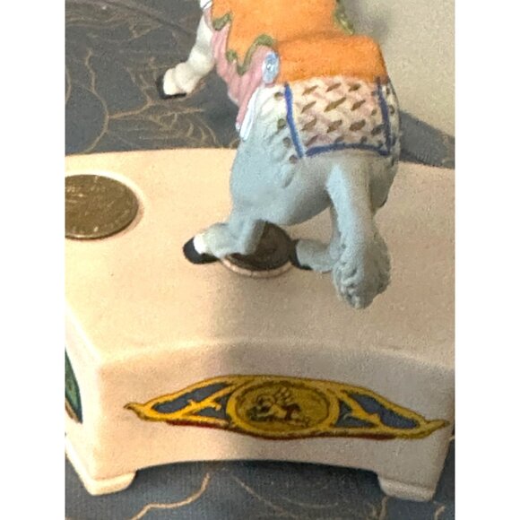 Vintage Willetts Designs Tobin Fraley Carousel Horse Music Box When Irish Eyes A - Picture 6 of 8